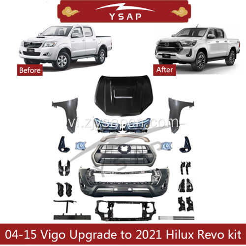04-15 Vigo Nâng cấp lên 2021 Hilux Revo Kit